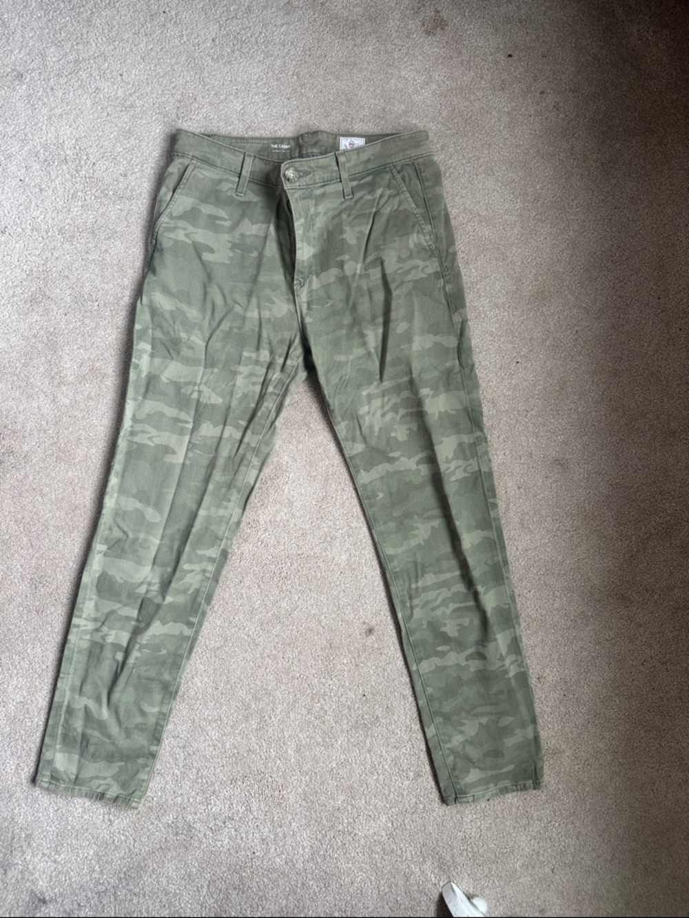 Women's Green Camo Casual Pants